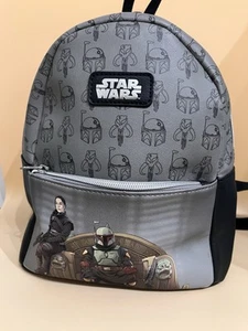 Funko Disney Star Wars The Mandalorian Book of Boba Fett 2022 Mini Backpack New - Picture 1 of 11