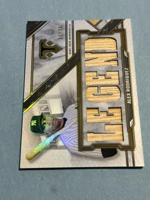 2021 Topps Triple Threads - Relic Legends Alex Rodriguez #RL-AR /36 (MEM) - Image 1 of 2