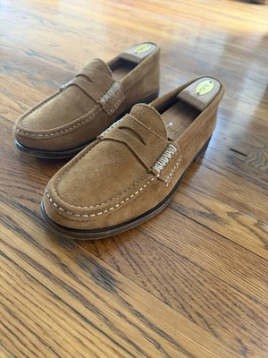 Yuketen Rob’s Loafers Tosca Brown - Suede - Made In Italy - Size 11 - Image 1 of 4