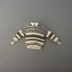 Vintage 90s FIUME Polo Pullover Herren L 52 Coogi Style Strukturstrick Made in Italy - Bild 1 von 7