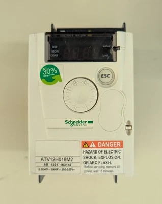 VARIATEUR DE FREQUENCE MONOPHASE ATV12H018M2 - Photo 1/2