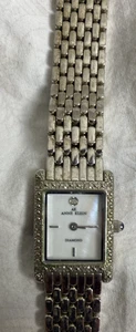 Anne Klein Diamond/Oyster Face Watch 10/7875 FOR PARTS! H163 - Picture 1 of 3