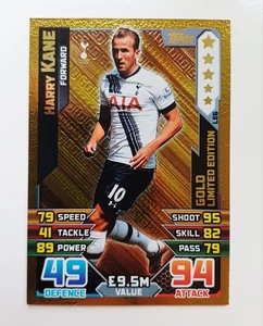 Match Attax 2015-2016: Harry KANE - GOLD Limited Edition. Tottenham. LE6. 15-16 - Picture 1 of 2