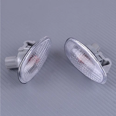 Ajuste lateral para Mitsubishi Pajero Montero Lancer Outlander lámpara marcadora 2 piezas metal Foto 1 de 4