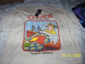 New Spencer's Threadless Sick of Your @#%* Health & Well being Shirt w/tags XL - Picture 1 of 3