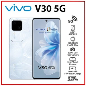 NEW VIVO V30 12GB+256GB WHITE Dual SIM Octa Core Unlocked Android Mobile Phone - Bild 1 von 5