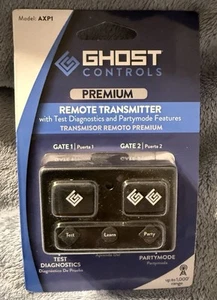 Ghost Controls AXP1 Premium 5-Button Remote Transmitter for Auto Gate OpENER - Picture 1 of 2