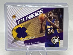 2002-03 Topps Xpectations Xtra Threads Shaquille O'Neal Lakers Jersey HOF NM+ - Picture 1 of 2