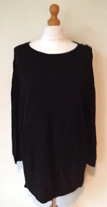 COS - Woman’s Black Knit Top Size Small - Picture 1 of 3