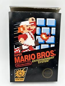 Super Mario Bros, Nintendo NES, original BOX and FOAM ONLY, No Game/Manual Round