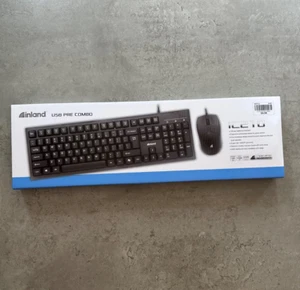 Inland USB Keyboard & Mouse Combo – iC21 – New Sealed – Wired Set - Bild 1 von 11