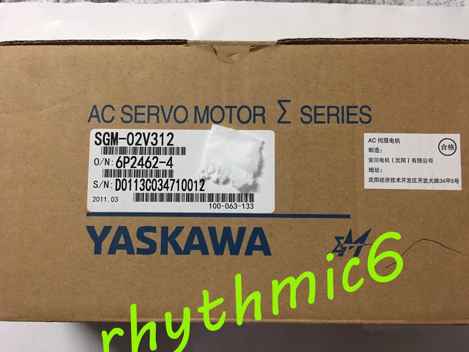 Brand New SGM-02V312 Yaskawa servo motor Fast FedEx or DHL - Image 1 of 1