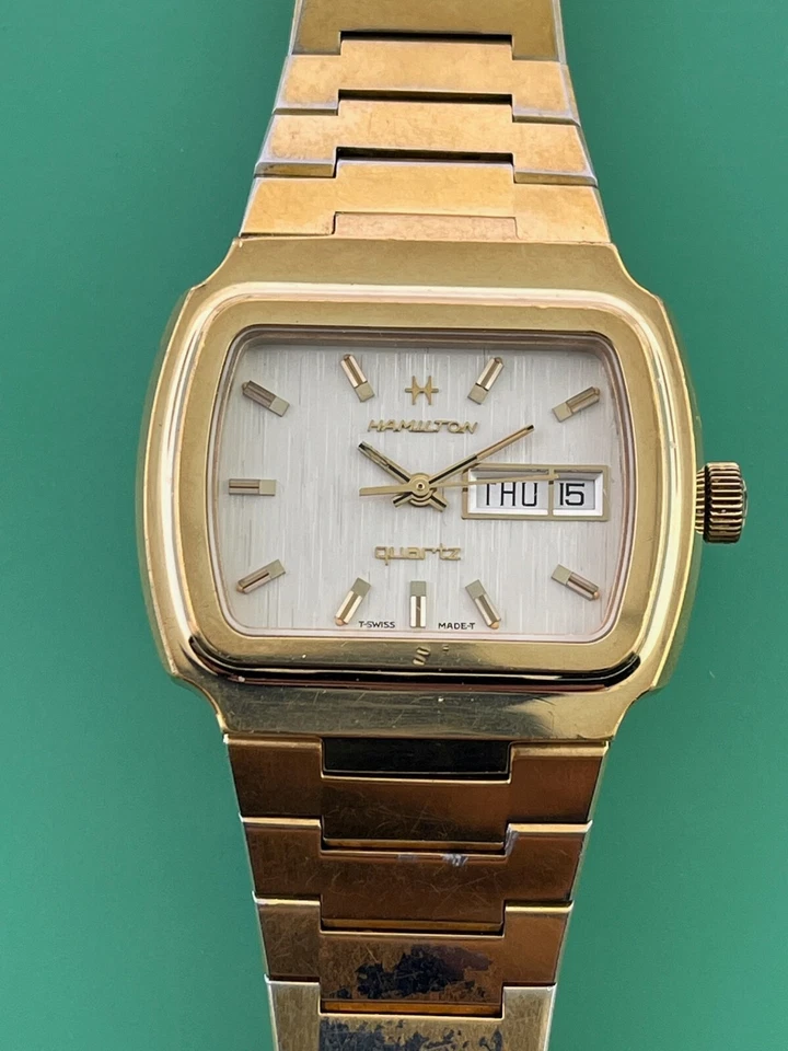 Reloj Hamilton Cuarzo Día Fecha Ref 7070104 G3D Foto 1 de 4