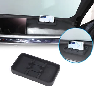 TPE Black Dashboard Storage Box Organizer Phone Tray For BMW 7 Series G70 2023+ - Picture 1 of 12