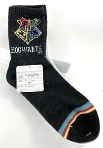 Harry Potter Wizarding World Hogwarts Ankle Socks, 3 Pair, Shoe Size 4-10, NEW - Picture 1 of 7
