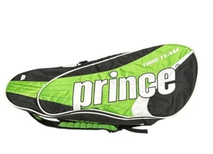 PRINCE TOUR TEAM 6 To 8 TENNIS RACKET BAG BACKPACK GREEN BLACK SEE DESC - Picture 1 of 9