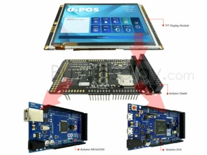 5" TFT LCD Capacitive Touchscreen w/Shield for Arduino DUE Mega2560 UNO 480x272 - Picture 1 of 9