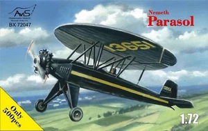 AVIS AV72047 - 1/72 Nemeth Parasol aircraft, scale plastic model kit UK - Picture 1 of 12