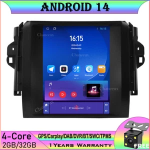 Unidad principal Android 14 9,7" radio GPS navegación carplay para Toyota Fortuner Hilux 15-18 - Imagen 1 de 12