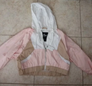 Hollister Womens Hoodie Windbreaker New with Tag: Petite Large Peach, Mesh Lined - Picture 1 of 12
