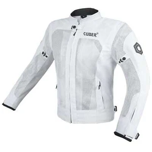 CHAQUETA DE MALLA TRANSPIRABLE CUBER MOTO PARA HOMBRE CON ARMADURA CE MOTOCICLISTAS EQUIPO DE CARRERAS - Imagen 1 de 6