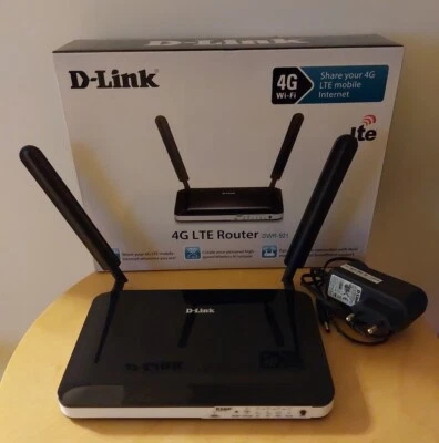 D-Link DWR-921 100 Mbps 4G LTE Router drahtloser Router - Bild 1 von 4