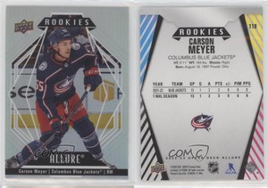 2022-23 Upper Deck Allure Rookies Carson Meyer #118 Rookie RC
