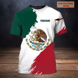 Custom 3D Mexican Shirt For Adults, Mexico Shirt Short Sleeve, Summer Mexican Sh - Picture 1 of 3