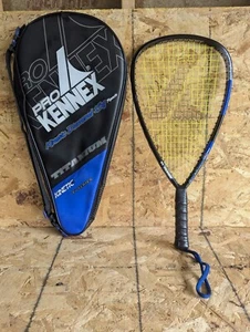 Pro Kennex Racquetball Racquet Kinetic Diamond 15G Reach Ti Series Blue W/Case - Picture 1 of 11
