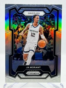 JA MORANT 2023-24 Panini Prizm Basketball #96 SILVER PRIZM - Picture 1 of 2