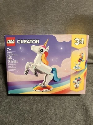 NEW LEGO 31140 CREATOR 3 in 1 Magical Unicorn 146 pcs with FAST FREE SHIPPING - Image 1 of 4