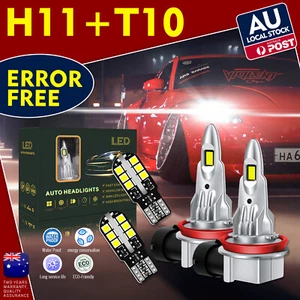 H11 H9 H8 LED Headlight Hi/Lo Beam For Holden Statesman WK WL 2003-2006 - Picture 1 of 24