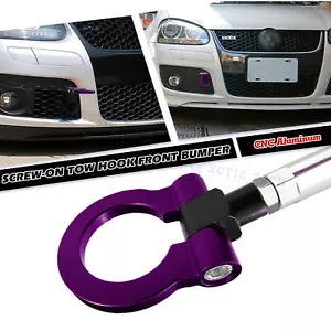 CNC Purple Track Racing Style Tow Hook For BMW F30 F32 F10 3 4 5 Series X3 X5 X6 - Bild 1 von 13