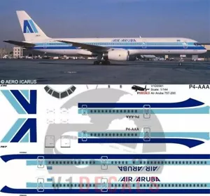 V1 Decals Boeing 757-200 Air Aruba for 1/144 Minicraft Model Airplane Kit - Bild 1 von 8