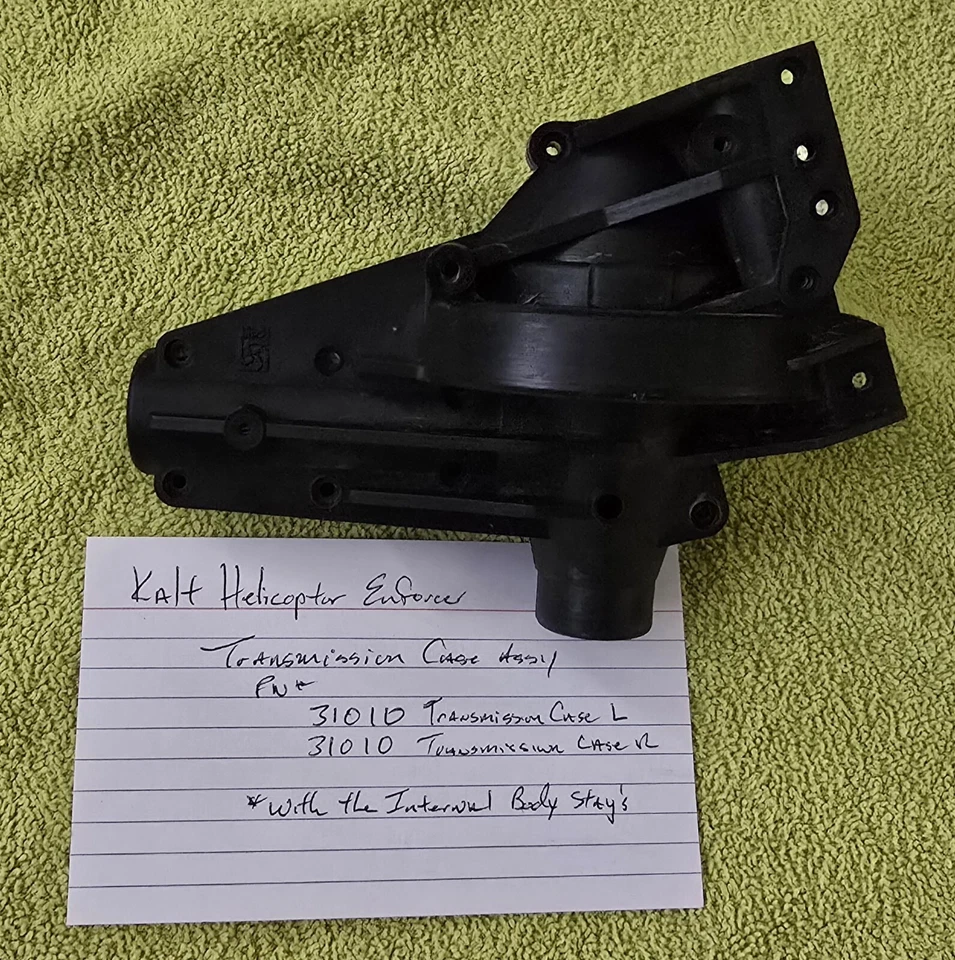 VINTAGE Kalt Baron/Enforcer 30 Helicopter PARTS - Transmission Case Housing Assy - Image 1 of 1