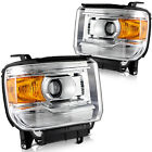 For GMC Sierra 2014-2019 Headlights Assembly Pair Driver+ Passenger Side Jeep Patriot