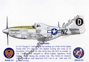 364 FG P-51D Mustang "Constance" Giclee & Iris Art Prints by Willie Jones Jr - Picture 1 of 2