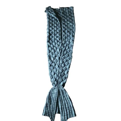 Manta Cola de Sirena Crochet Adolescente Adulto Talla Premium Alta Calidad Hecha a Mano Foto 1 de 4