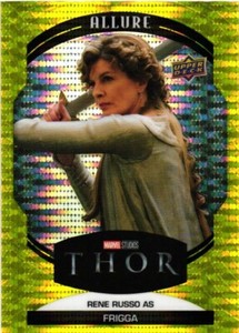 2022 MARVEL ALLURE UPPER DECK YELLOW TAXI #9 RENE RUSSO AS FRIGGA