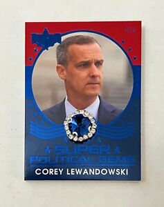 COREY LEWANDOWSKI 2020 LEAF #/d /5 DECISION SUPER GEMS CARD PRESIDENTIAL ADVISOR