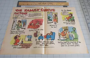 1978 The Family Circus by Bill Keane, Sunday Comic, Our Sitter Billy Fills - Picture 1 of 4