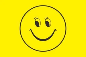 Flagge Smiley Gesicht 3 x 2 Fuß 5 x 3 Fuß 6 x 4 Fuß 8 x 5 Fuß 100D Polyester Banner - Bild 1 von 3