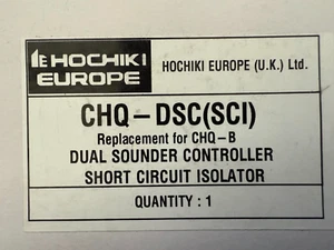 £39.60 Controlador de Sonda Doble Hochiki CHQ-DSC/OEM (SCI) es ahora un CHQ-DSC2 (SCI) - Imagen 1 de 8