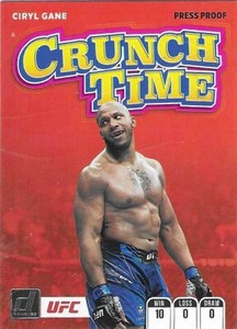 Cirll Gane Crunch Time Donruss 2022 UFC (9372)