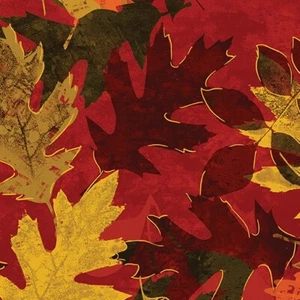 Tessuto Feline Drive AUTUNNO COMFORT FLANELLA Foglia Russet Fat Quarter (18"x22") FQ - Foto 1 di 7