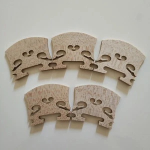 5x 4/4 Violin Bridge European Maple Bridge Baroque Bridge Style String Accessory - Picture 1 of 2