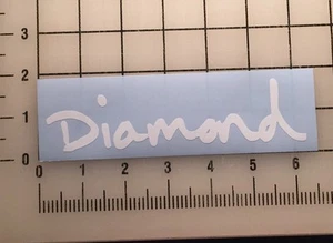 Diamond Supply Logo 6" weiß Vinyl Aufkleber Sticker - Kaufen Sie einen erhalten Sie einen - Bild 1 von 4