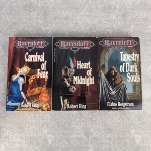 Ravenloft Book Lot Carnival of Fear, Heart of Midnight, Tapestry Dark Souls TSR - Picture 1 of 7