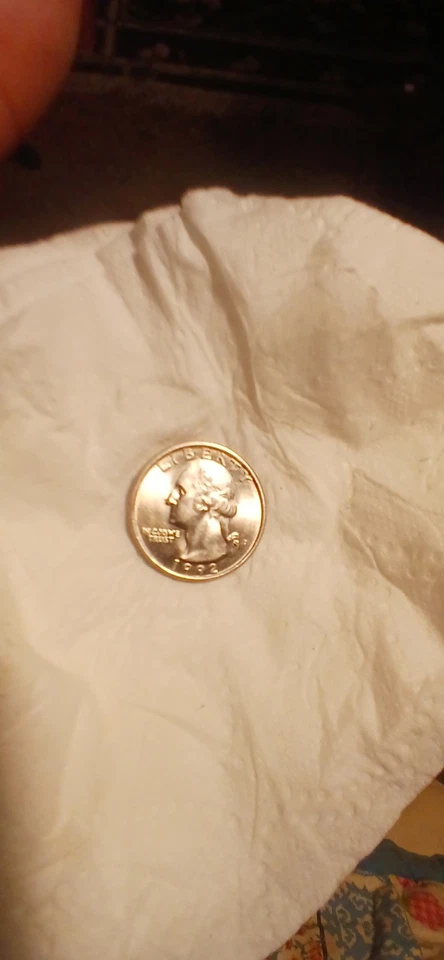 1992 D DDR Washington Quarter With Very High Grade And Doubling Everywhere DDR - Image 1 of 4