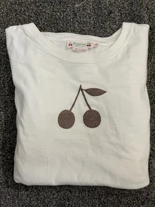Bonpoint Girls Shirt 14A White Long Sleeve Cotton Top - Picture 1 of 3